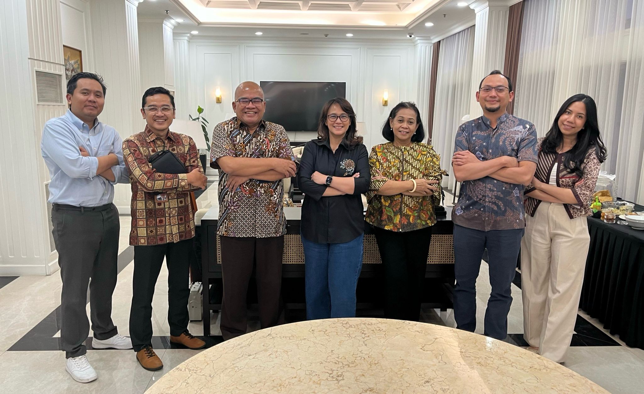 Triage DFCI Team Meets PGN President Commissioner Amien Sunaryadi