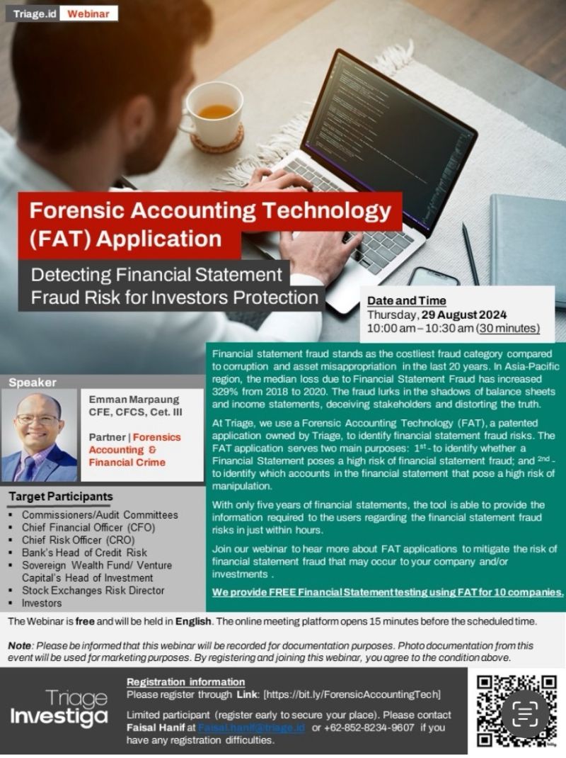 Detecting Financial Statement Fraud: Join Our FAT Webinar for Investor Protection